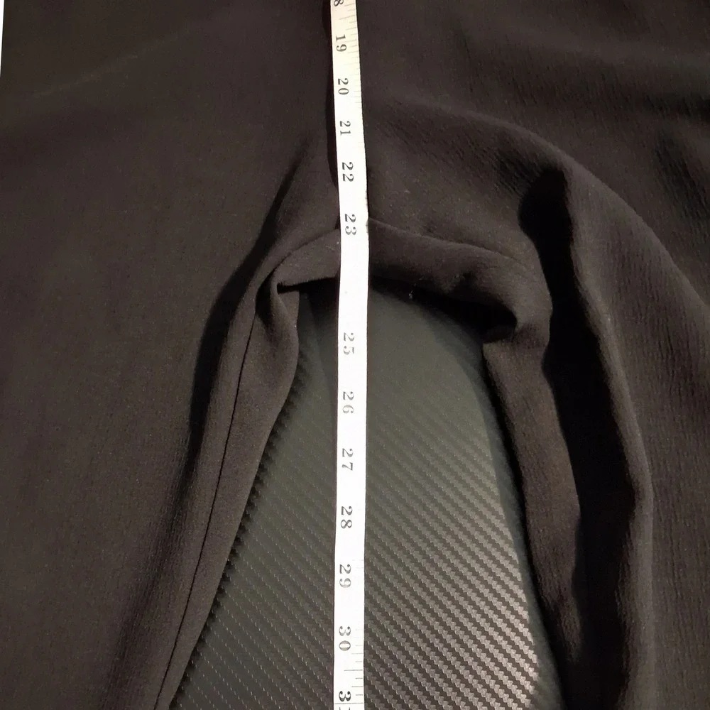 Monteau Los Angeles Black Strapless Wide Leg‎ Jumpsuit S Smocked Back